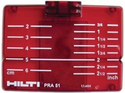 Target Plate - Imperial/metric PRA 51