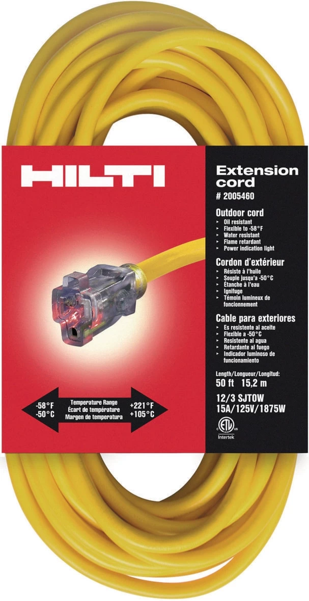 Heavy-duty Extension Cord 12/3X50 3 Heavy-duty Extension Cord 12/3X50